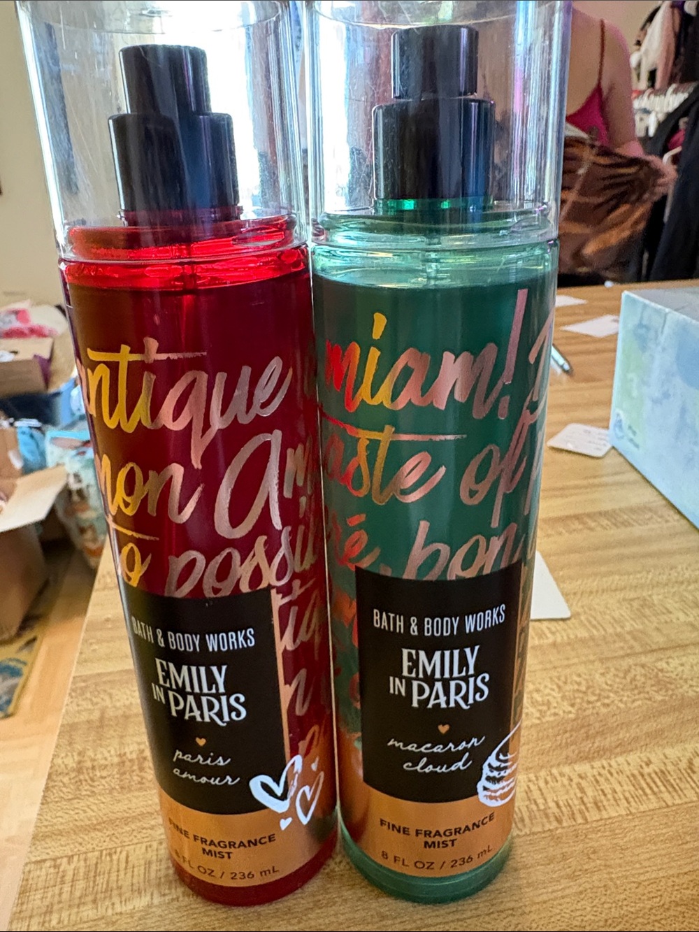 Bath & Body Works Emily in Paris Fragrance Mists - Red & Teal
